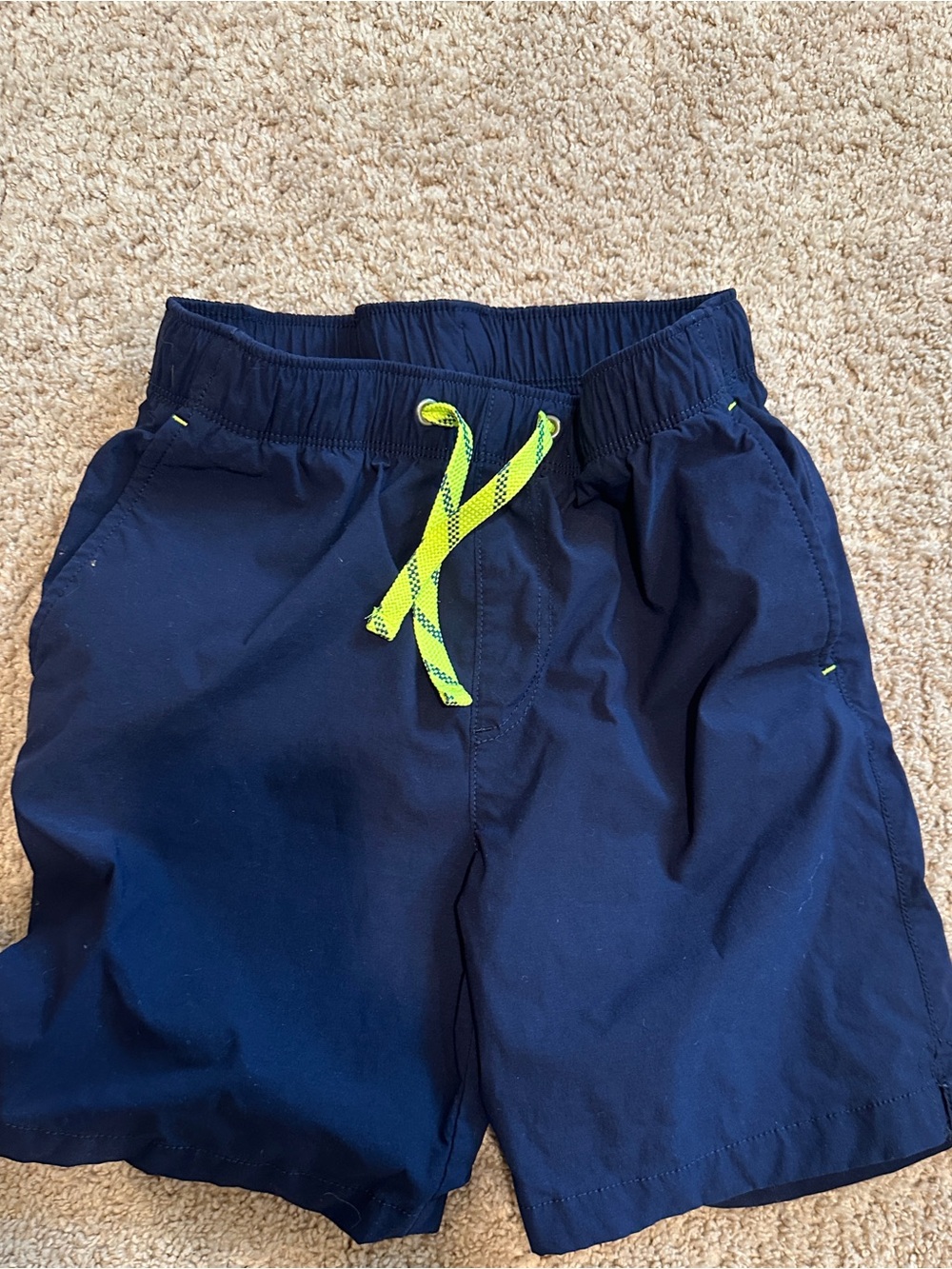 Boys Crewcuts navy tech shorts